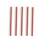 1x40 2.54 Mm Berg Strip - Straight Male Header Strip Red